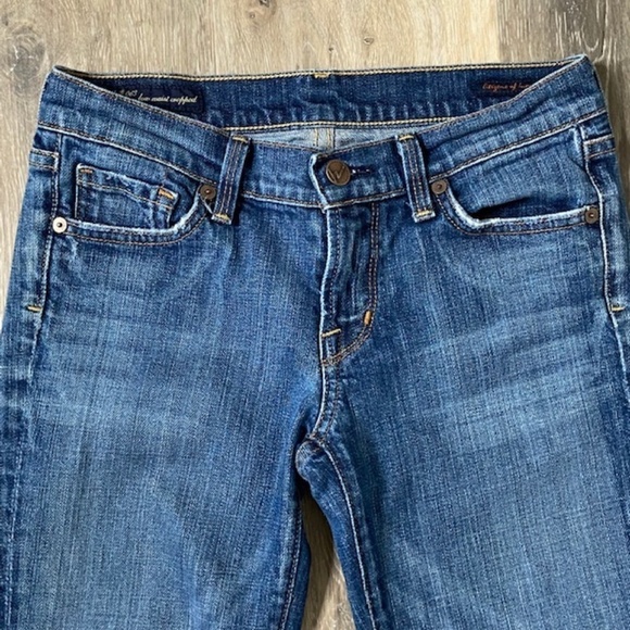 CITIZENS OF HUMANITY Kelly 063 Low Waist Crop Jean - Picture 4 of 11